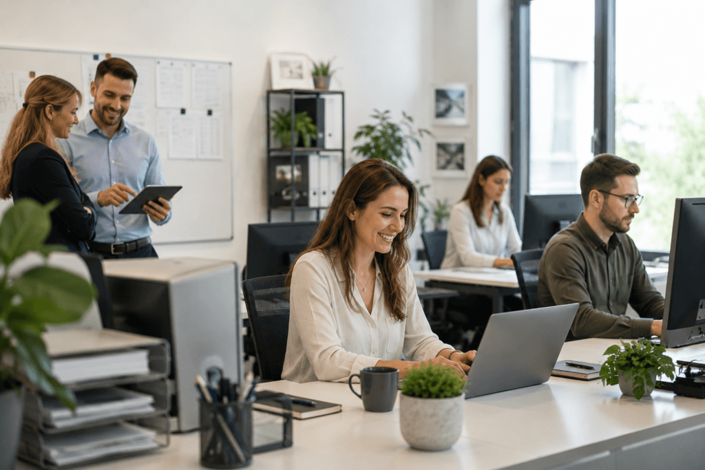Imagefotografie München – authentischer Arbeitsalltag im Unternehmen